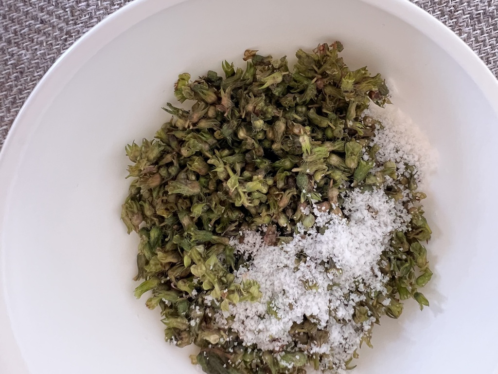 青しその実の塩漬けシロンの簡単レシピ