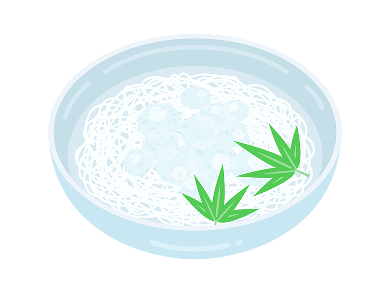 そうめんのイラスト素材FYI04674934ストックフォトの Qlean Market キュリンマーケット