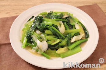 小松菜とカラーピーマンの中華炒めだいどこログ 生協パルシステムのレシピサイト