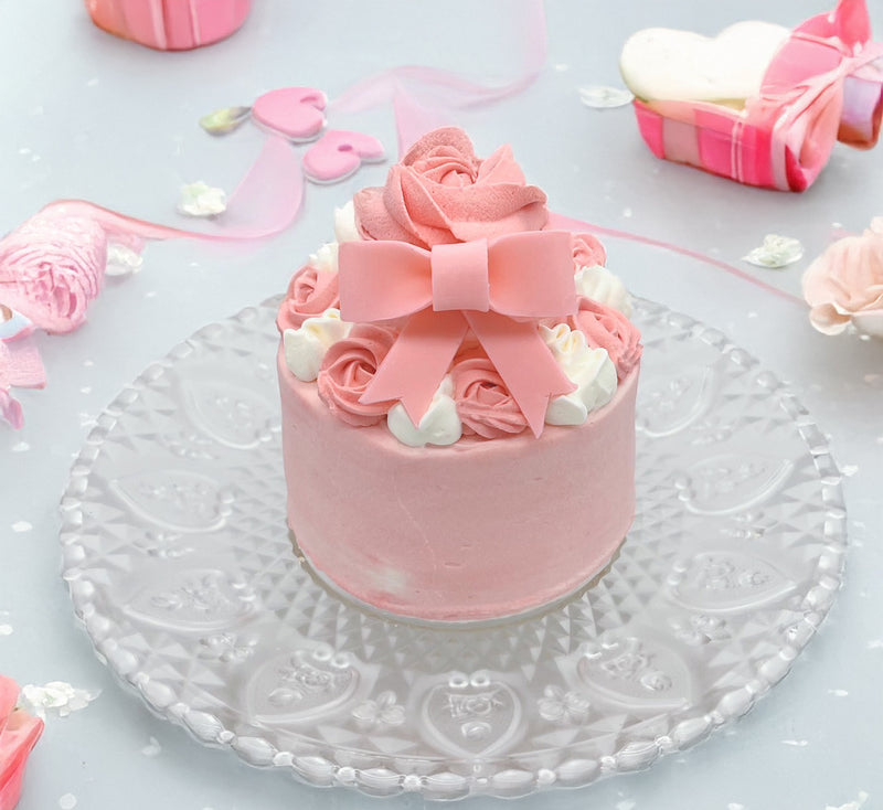 ３Dリボンケーキ2段 4号 anceance -melting cake