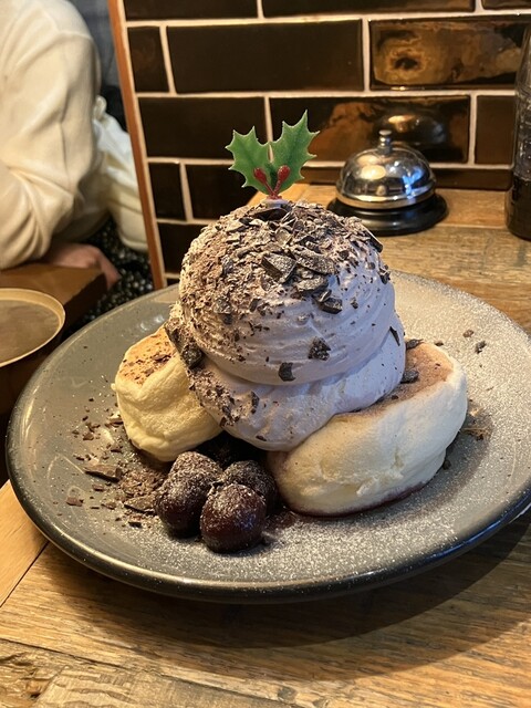 渋谷 ESPRESSO D WORKS 渋谷店 塩キャラメルナッツパンケーキ : パンケーキ部 PANCAKE CLUB