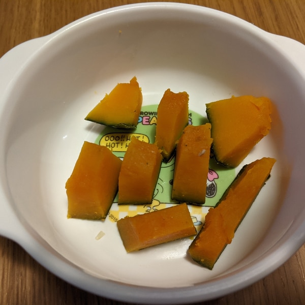 冷凍しても美味しい！電子レンジで簡単、かぼちゃの煮物のレシピ