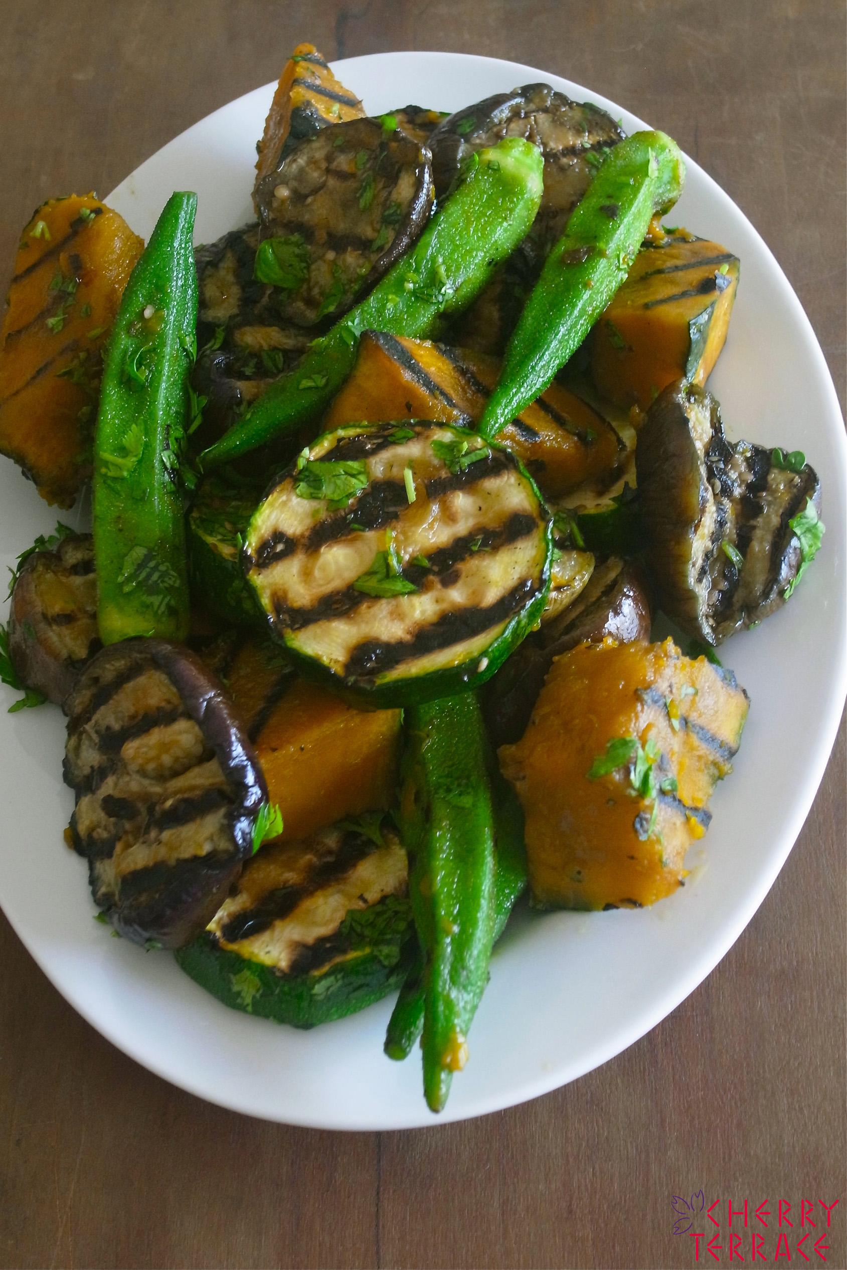 ごま油＆ガーリックドレの野菜だけ炒め