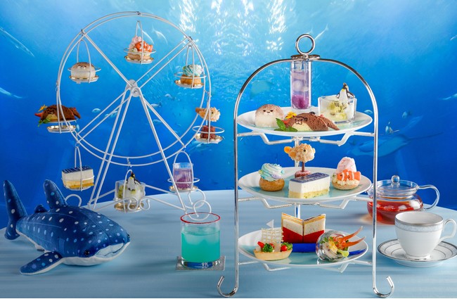 真っ白いパスタもセットに！プリンセスモチーフの可愛いスイーツ揃いの「スノープリンセスアフタヌーンティー～雪の王女～パスタセット」Emo!miuエモミュ