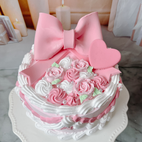 ラブリーリボンホワイト アトリエ アニバーサリ