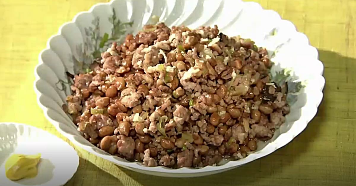 レンジで簡単納豆チャーハン