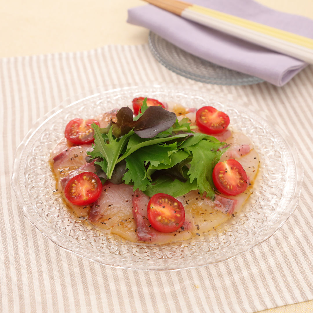 ぷりぷり食感♪はまちのカルパッチョクラシル