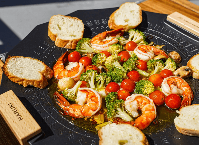 マルチグリドルで目玉焼きのアヒージョ！BBQレシピ・作り方Tasty