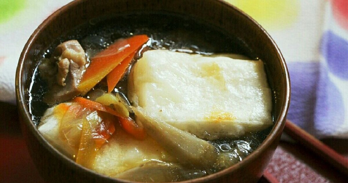 めんつゆで作る『我が家のお雑煮』