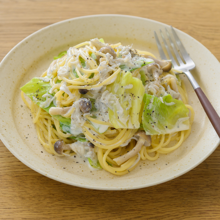 きのことチキンの和風クリームパスタジャパンフードサービス