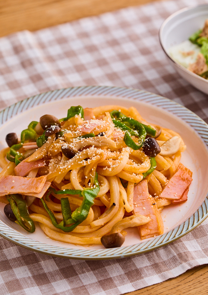 冷凍うどんで！ナポリタンうどん by plackpassクックパッド簡単おいしいみんなのレシピが392万品