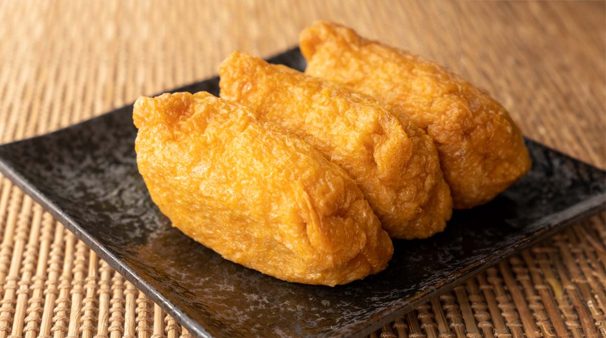 大葉と梅のそうめんいなり