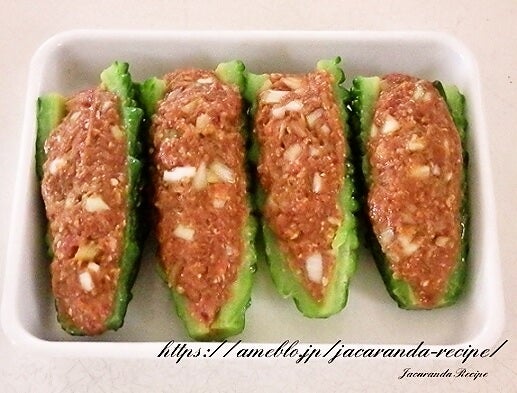 ゴーヤのキーマカレ