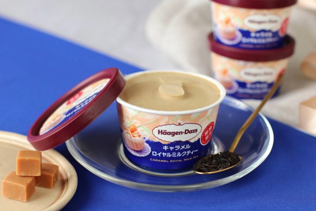 実食レポ 『ハーゲンダッツ』クラシック洋菓子シリーズ新作「ヘブンリーキャラメル」を食べてみた – 食楽web