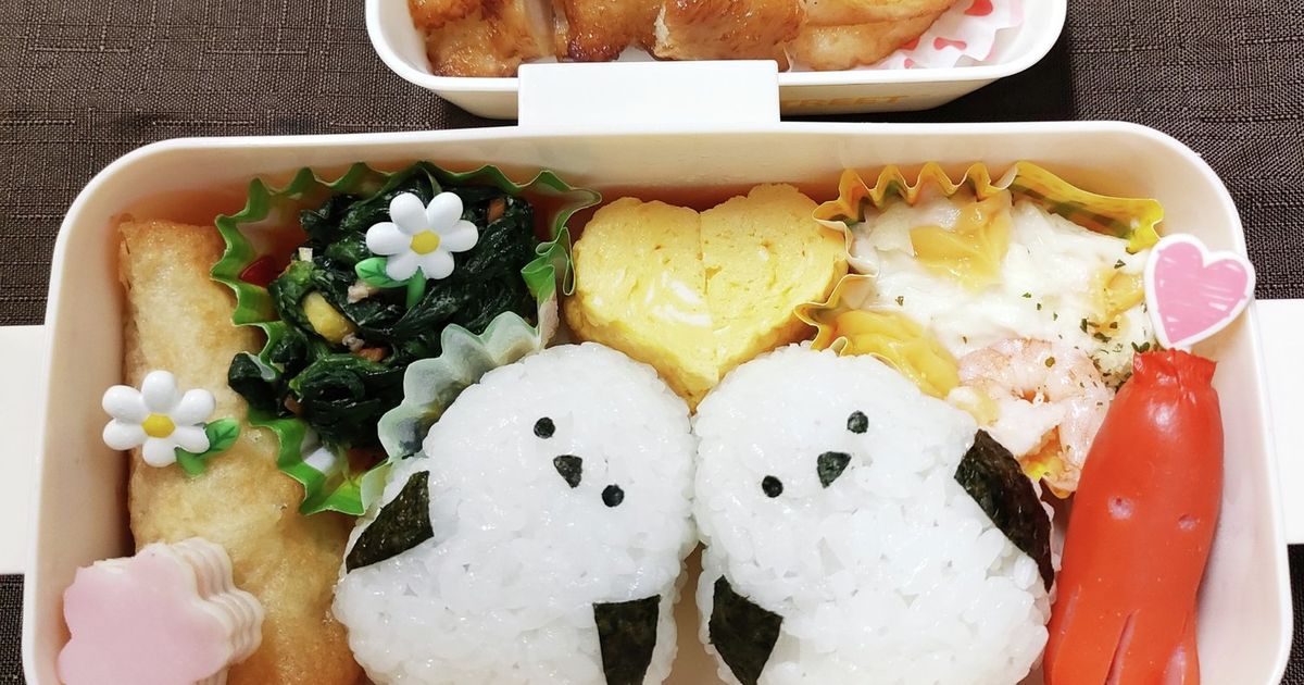 キャラ弁 初心者でも失敗しない！簡単可愛いシナモロールのお弁当 how to make a bento box - YouTube