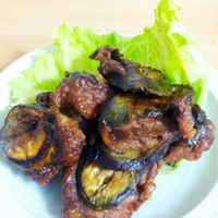 豚肉・なす・ｷｬﾍﾞﾂの簡単回鍋肉