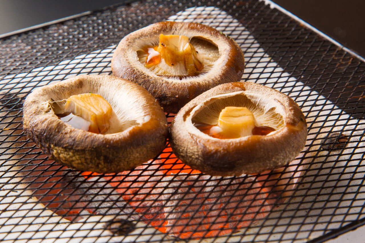 焼きしいたけの焼き方 レシピフライパン・焼き網・トースタ