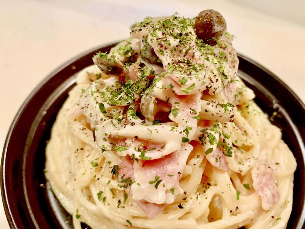 ワンパン15分! ツナとキノコの クリームパスタ簡単 時短