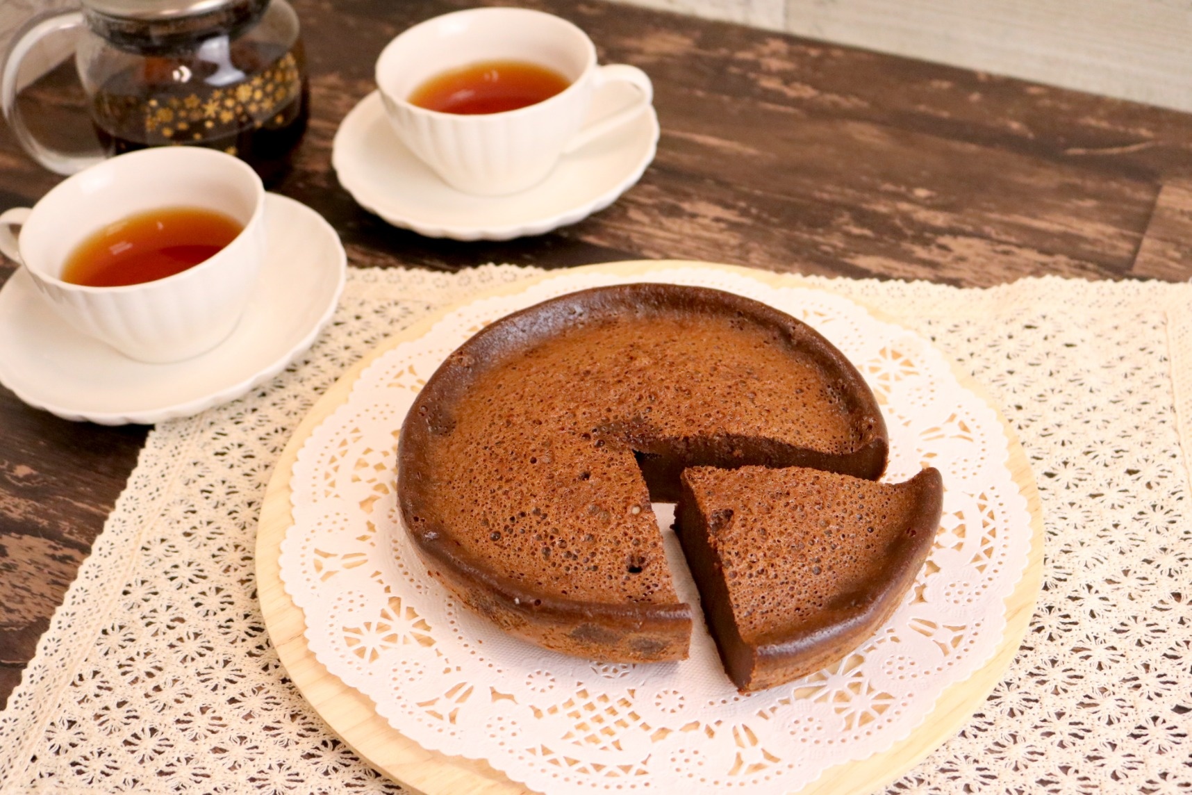 ホットケーキミックスで作る「チョコケーキ」