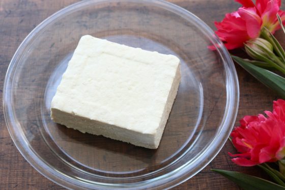 レンジで時短 豆腐の水切り方法