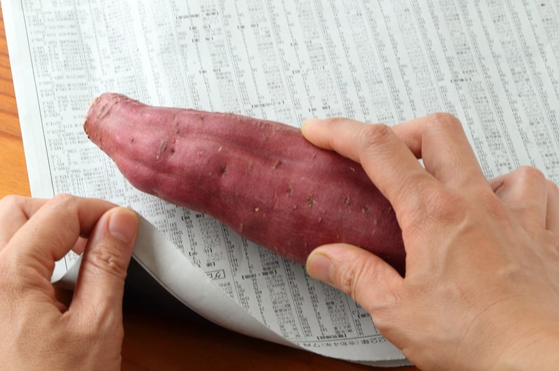 外出先に持っていけるさつまいも冷凍ストック