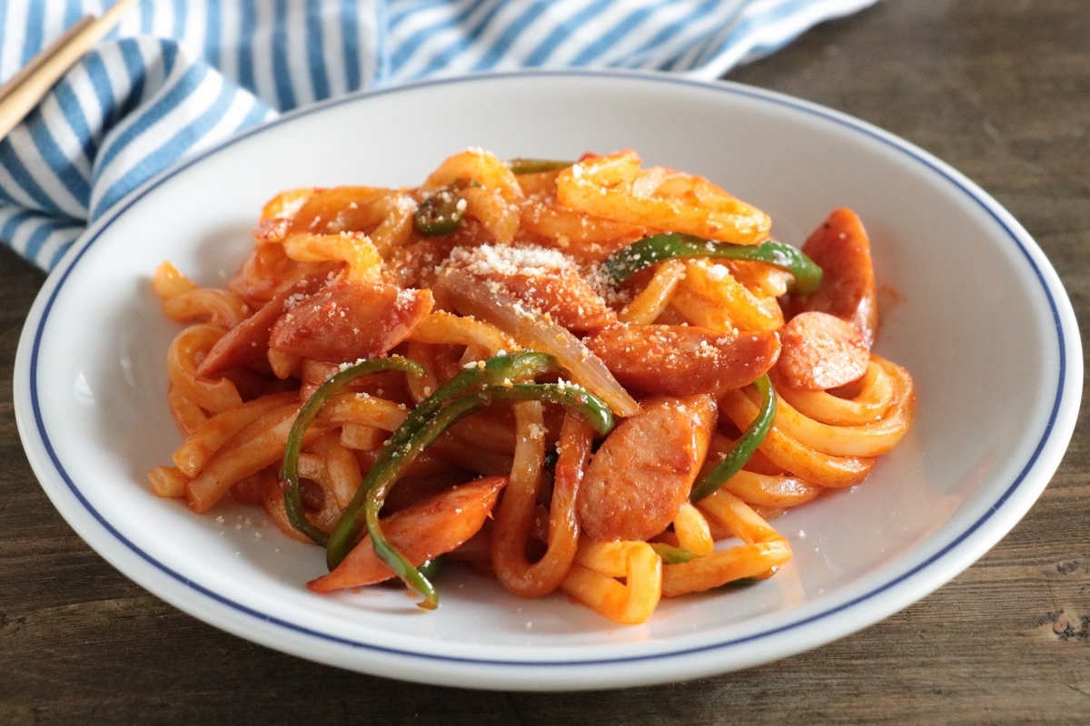 ワンパン☆うどんナポリタン