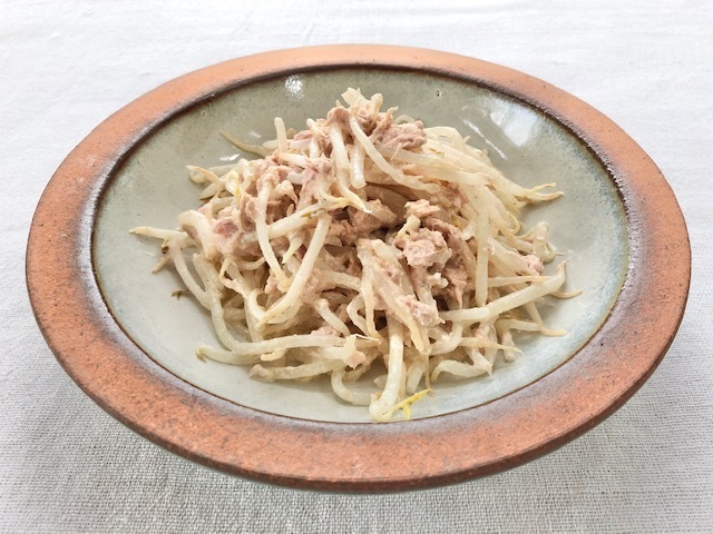 ほうれん草とツナと半熟卵のマヨサラダレシピ