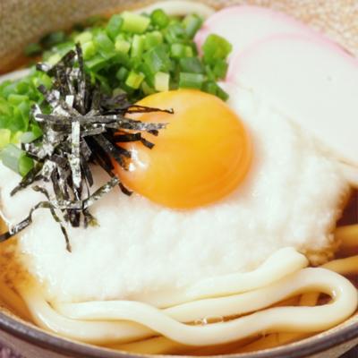 花がつおとろろのぶっかけうどん