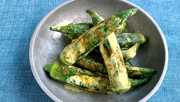 お弁当のおかず 前日作り置き オクラの白だし漬け♪