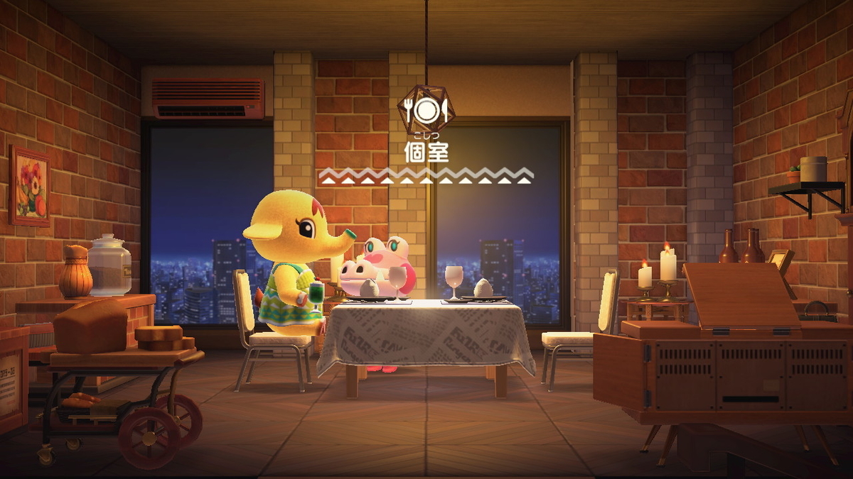 あつ森・ハピパラ レストランのおしゃれなレイアウト～豪華な船の中の洋食レストラン～ - マイミーボックス myme box