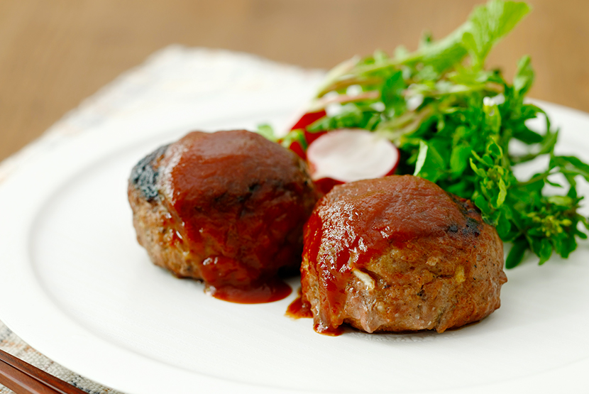 パン粉なし！豆腐と大豆ミートハンバーグ