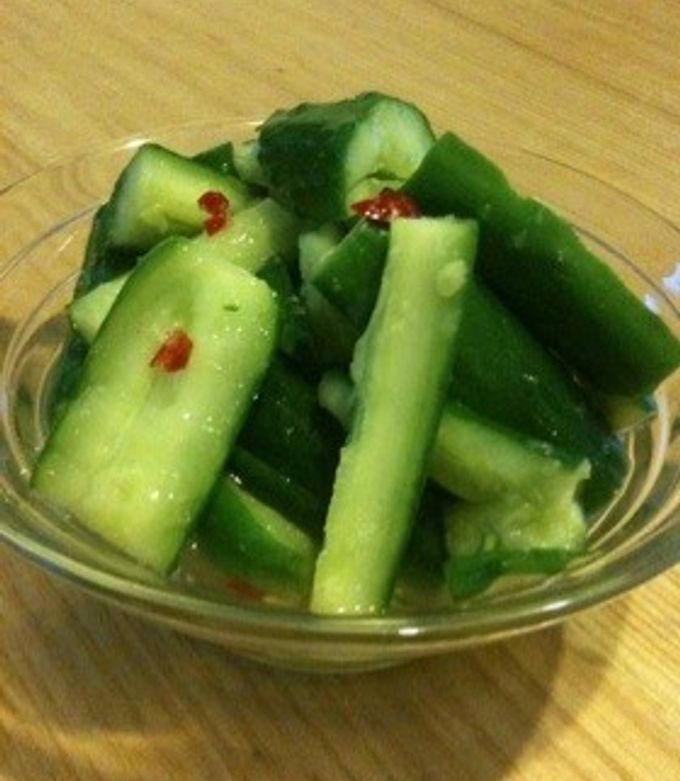 やみつき♡きゅうりの洋風だしナムル作り置きお弁当