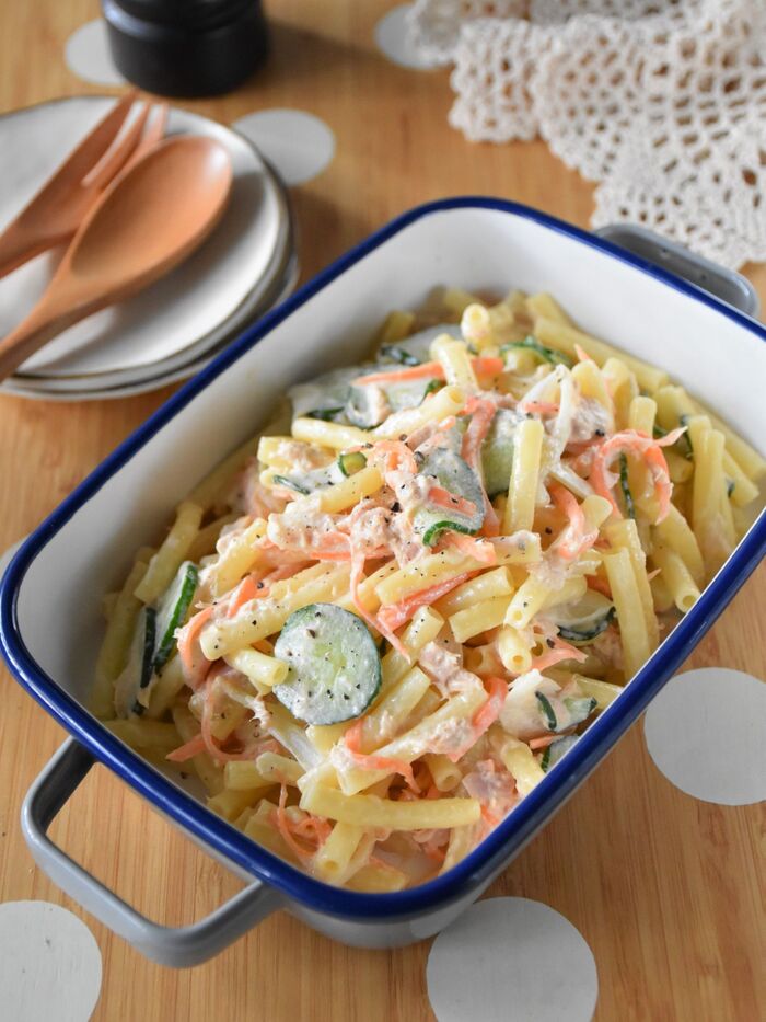 野菜たっぷりライスサラダ弁当レシピ！忙しい日・食欲のない日にも