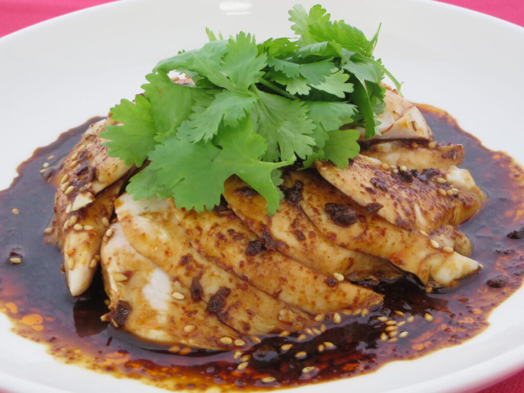 よだれ鶏 レンジうす塩鶏 。 鶏むね肉・パクチーレンジで作る : ちょりまめ日和ちょりママ 西山京子 オフィシャル料理ブログ Poweredby ライブドアブログ