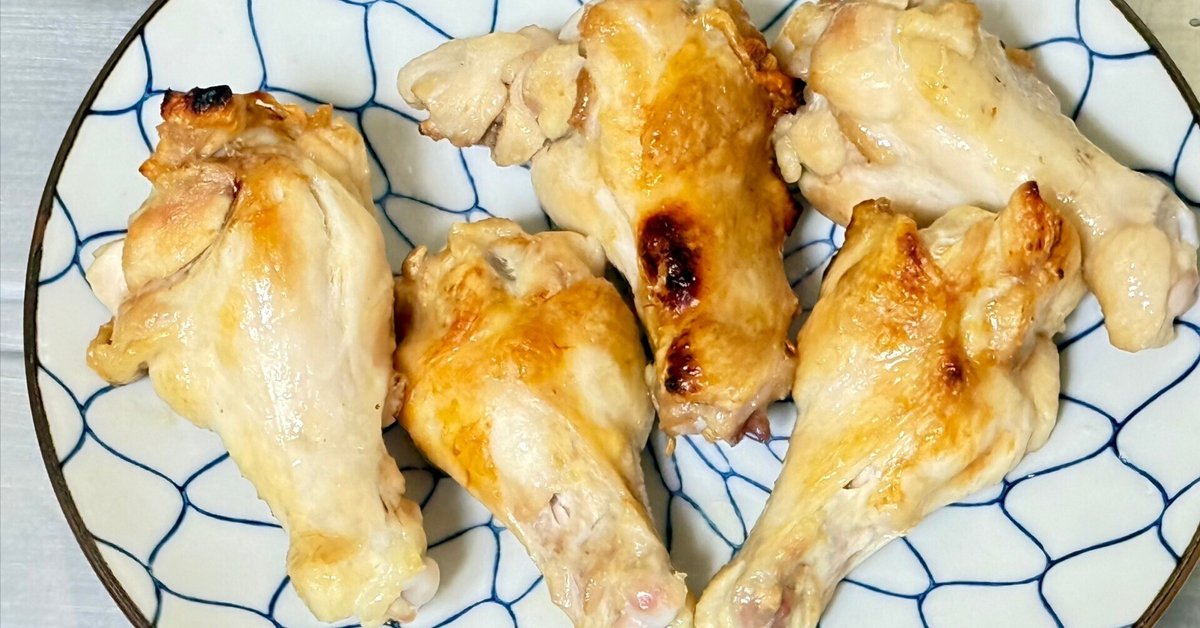 手羽先と夏野菜のつゆマスタードオーブン焼き