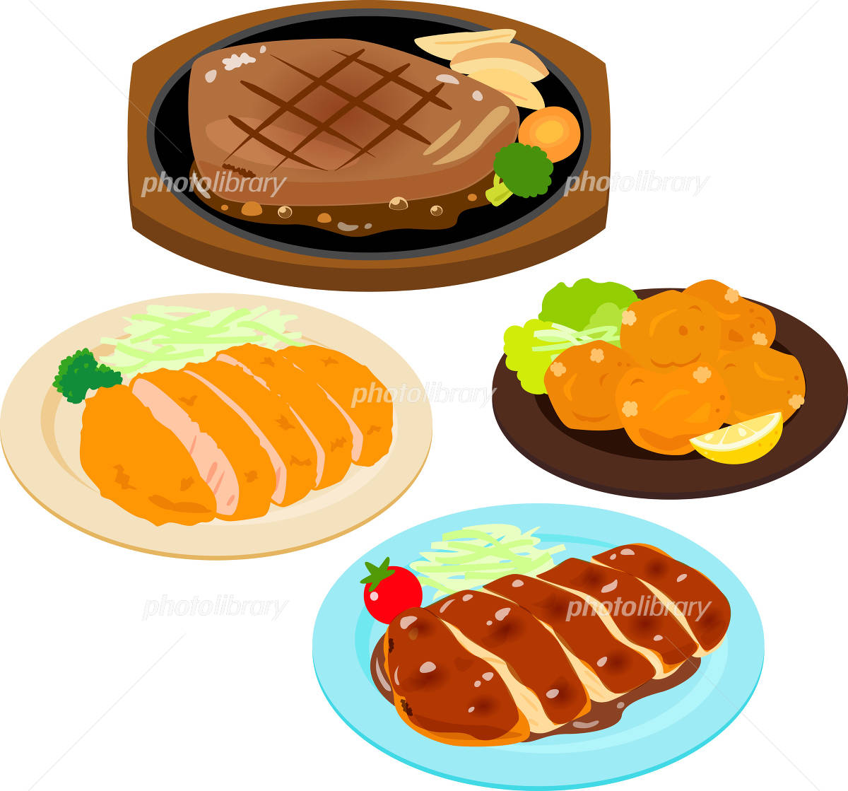 まとめ 肉の無料イラスト素材集イラストイメージ