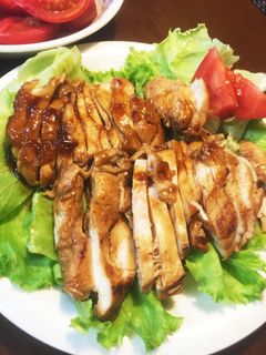 鶏むね肉の梅酢風味