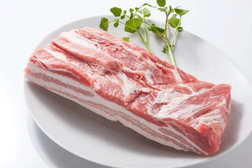 長崎県産豚バラブロック 500g ×2本佐世保ふるさと市場サセボーノ