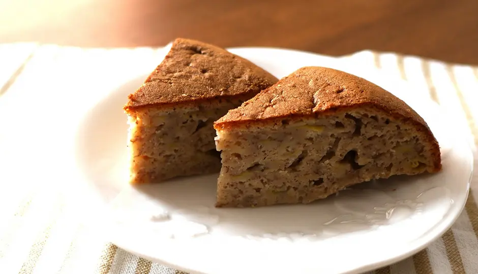 3合炊き炊飯器で作る！ ホットケーキミックスでスポンジケーキ