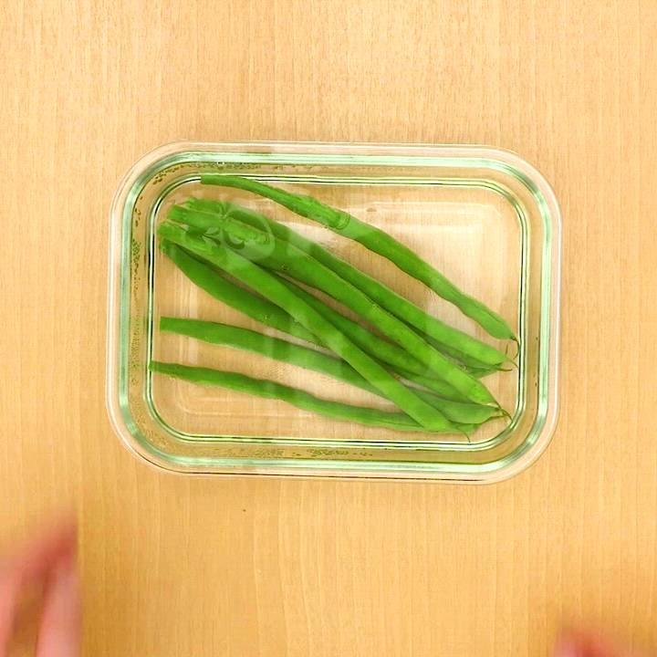 いんげんレシピ 茹でずにレンジで簡単！５分あれば出来るさやいんげんのごま味噌和え ごはんのお供やお酒のアテにピッタリ 今日のあと一品副菜レシピ- YouTube
