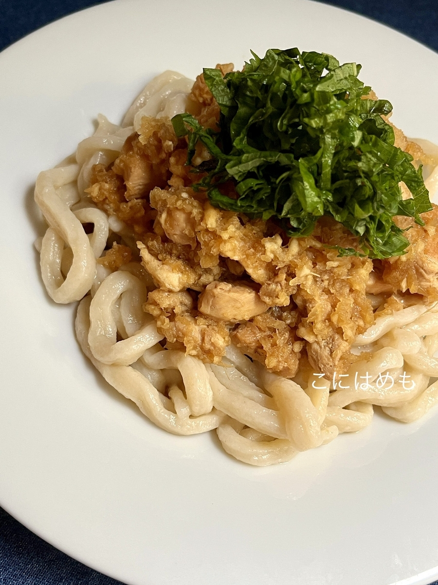 鶏ささみの讃岐うどんの写真・画像素材-Snapmart スナップマート