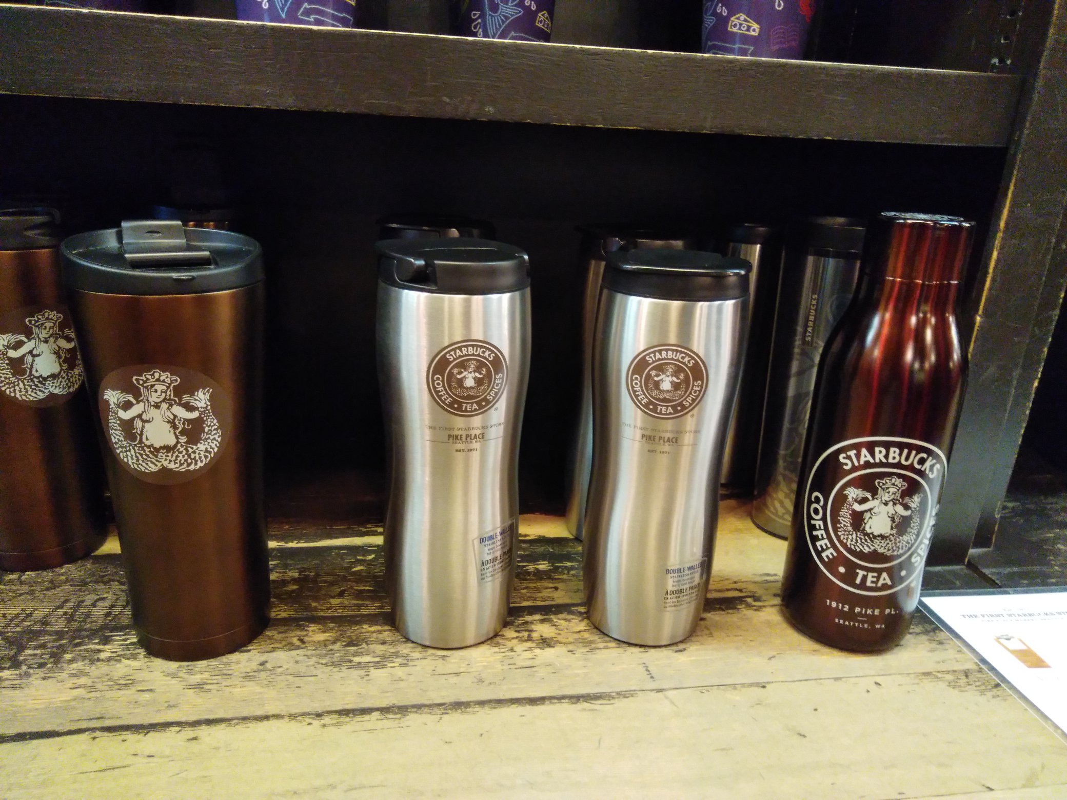 Starbucks☆第1号シアトル店のみオリジナルロゴ限定タンブラーStarbucks タンブラー・水筒SKU011114434 BUYMA