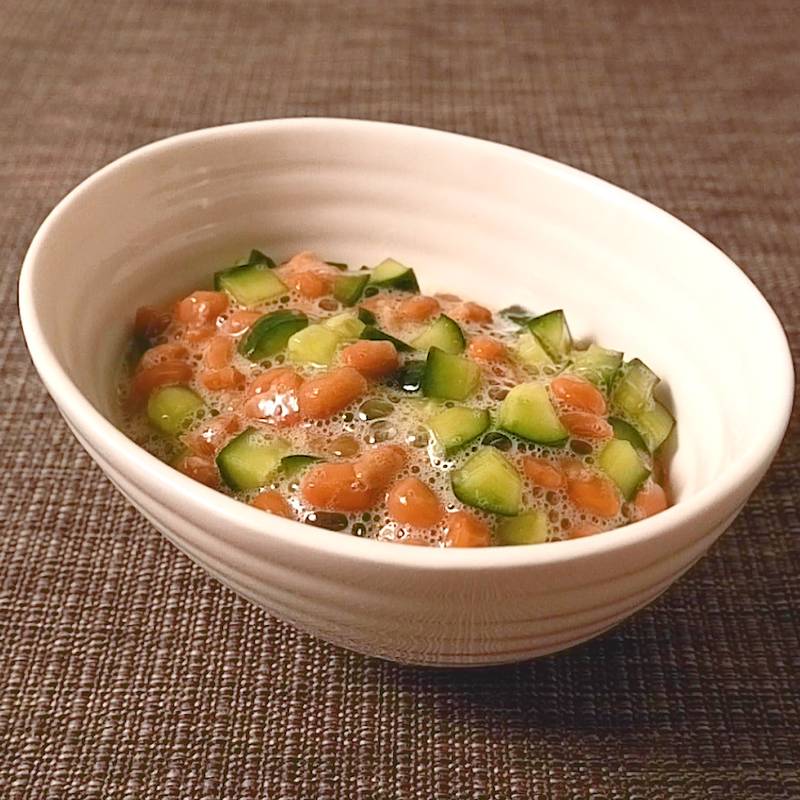 黒豆納豆のお焼き 納豆消費❣️