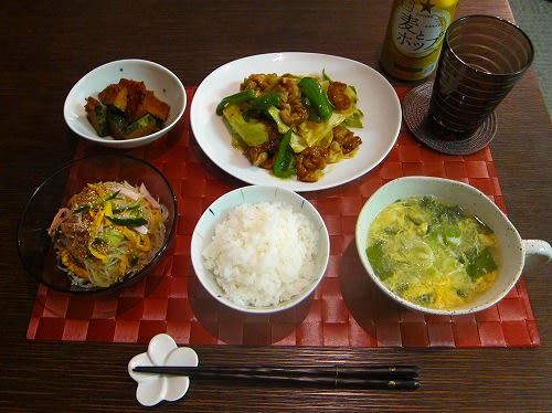 「とりとキャベツの回鍋肉 ホイコーロー 風」の献立