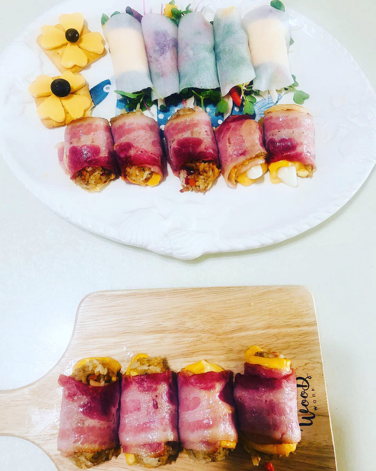 もっちもち♡ベーコンチーズ入り大根チヂミ