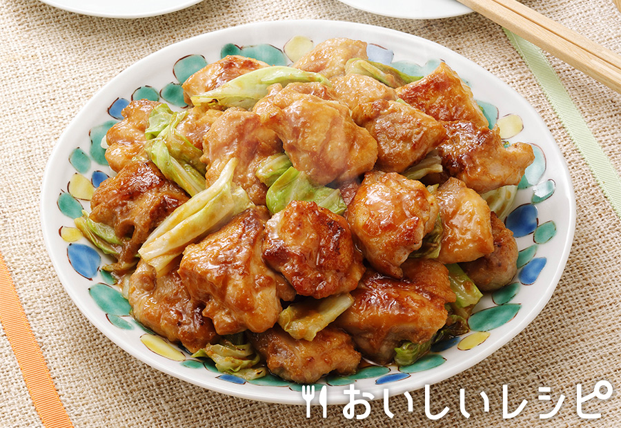 すぐとけるあわせで！鶏肉とキャベツのみそ炒め