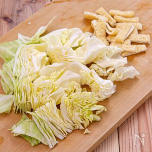 キャベツと油揚げのレンジ蒸し和え by aiaiクックパッド簡単おいしいみんなのレシピが392万品