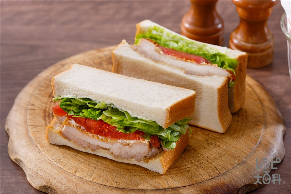 主夫がつくる玉子焼きのサンドイッチ