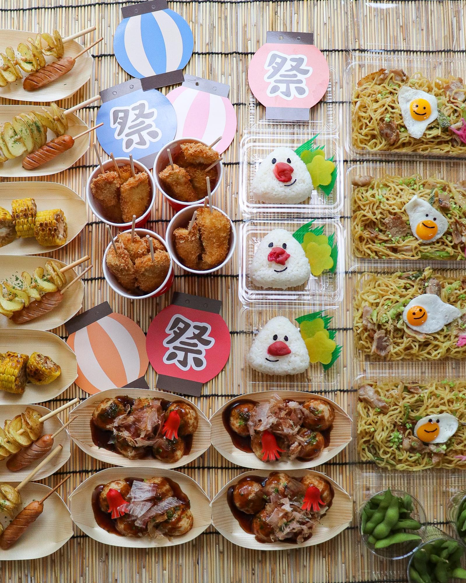 デイサービスの夏祭りレク!! 屋台風ランチもゲームも店員さんからのプレゼントです🎁美穂の家