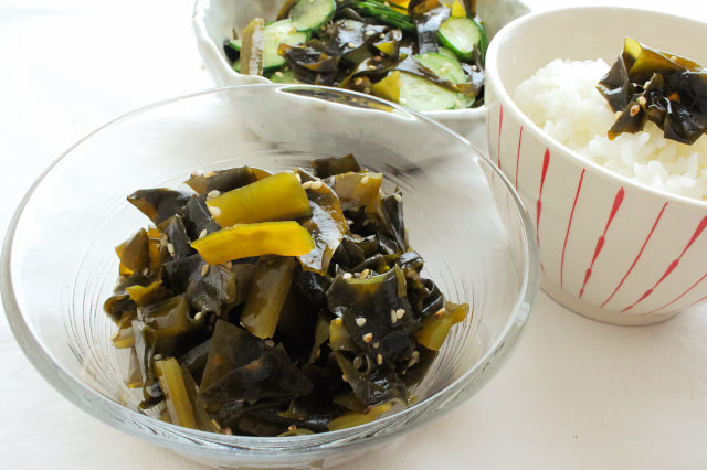 切ったのはわかめ料理 わかめ酢の物 簡単おかず